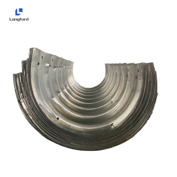 tubería de alcantarilla galvanizada de acero galvanizado de acero inoxidable de gran diámetro 4 pies 4 pies de acero galvanizado de acero tubería corrugada